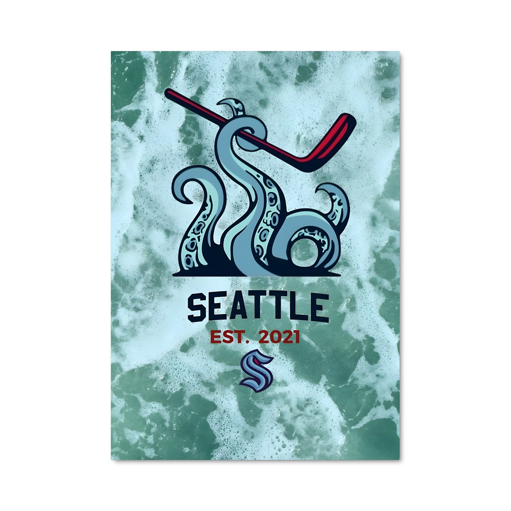 Poster Kraken Émeraude